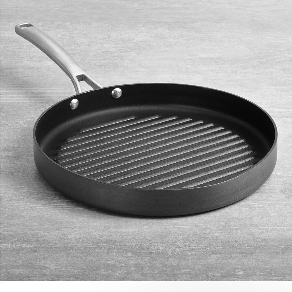 Calphalon Classic 12” round grill pan, New in box, Non-Stick Black Grill Pan - Picture 4 of 16